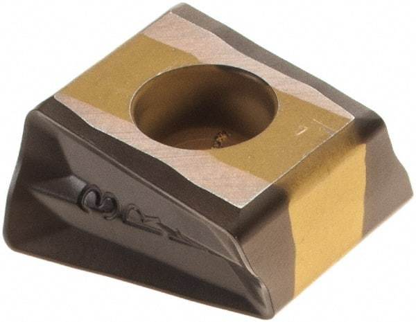 Iscar - T490 LNMT1306 Grade IC5100 Carbide Milling Insert - TiCN/Al2O3 Finish, 0.262" Thick, 0.8mm Corner Radius - USA Tool & Supply