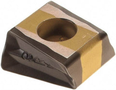 Iscar - T490 LNMT1306 Grade IC5100 Carbide Milling Insert - TiCN/Al2O3 Finish, 0.262" Thick, 0.8mm Corner Radius - USA Tool & Supply
