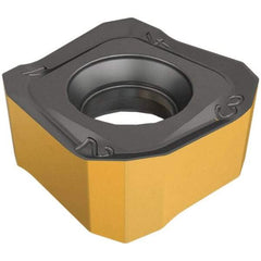 Iscar - S865 SNMU1305 Grade IC810 Carbide Milling Insert - AlTiN/TiN Finish, 0.2165" Thick, 13mm Inscribed Circle, 0.5mm Corner Radius - USA Tool & Supply