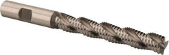 Hertel - 1/2" Diam, Coarse Pitch, 3" LOC, 3 Flute Cobalt Roughing Square End Mill - Uncoated, 5" OAL, 1/2" Shank Diam, Single End, Centercutting, 37° Helix - USA Tool & Supply