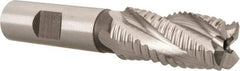 Hertel - 3/4" Diam, Coarse Pitch, 1-5/8" LOC, 4 Flute Cobalt Roughing Square End Mill - Uncoated, 3-3/4" OAL, 5/8" Shank Diam, Single End, 30° Helix - USA Tool & Supply