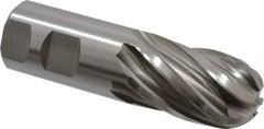 Hertel - 1-1/4" Diam, 2" LOC, 6 Flute Cobalt Ball End Mill - Uncoated, Single End, 4-1/2" OAL, 1-1/4" Shank Diam, Spiral Flute - USA Tool & Supply