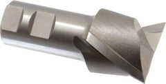 Hertel - 2", 1-5/8" LOC, 1-1/4" Shank Diam, 4-1/8" OAL, 2 Flute, Cobalt Square End Mill - Single End, Uncoated, Spiral Flute, 30° Helix, Centercutting, Right Hand Cut, Right Hand Flute - USA Tool & Supply