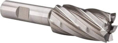 Hertel - 1", 1-7/8" LOC, 5/8" Shank Diam, 4" OAL, 6 Flute, Cobalt Square End Mill - Single End, Uncoated, Spiral Flute, 30° Helix, Right Hand Cut, Right Hand Flute - USA Tool & Supply