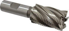 Hertel - 1-1/4" Diam, Fine Pitch, 2" LOC, 6 Flute Cobalt Roughing Square End Mill - Uncoated, 4-1/4" OAL, 3/4" Shank Diam, Single End, 30° Helix - USA Tool & Supply