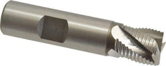 Hertel - 5/8" Diam, Fine Pitch, 5/8" LOC, 4 Flute Cobalt Roughing Square End Mill - Uncoated, 2-3/4" OAL, 5/8" Shank Diam, Single End, Centercutting, 30° Helix - USA Tool & Supply