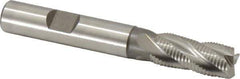 Hertel - 10mm Diam, Fine Pitch, 22mm LOC, 4 Flute Cobalt Roughing Square End Mill - Uncoated, 72mm OAL, 10mm Shank Diam, Single End, Centercutting, 30° Helix - USA Tool & Supply