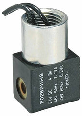 Parker - Direct Acting, Thermoplastic Solenoid Valve - Normally Closed, 232 Max PSI, FKM Seal - USA Tool & Supply
