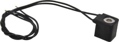 Parker - 120 AC Volt, Class F, Solenoid Coil - 6.3 Watt, IP 65 Enclosure, Use with Parker B Series Viking Valve - USA Tool & Supply