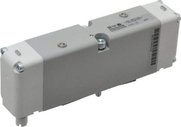 Parker - Double Solenoid 3 Position, Aluminum Solenoid Valve - All Ports Blocked, 145 Max PSI, Buna-N Seal - USA Tool & Supply