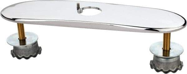 Chicago Faucets - Faucet Replacement 8" Cover Plate - Polished Chrome, Use with HyTronic IR Faucets - USA Tool & Supply