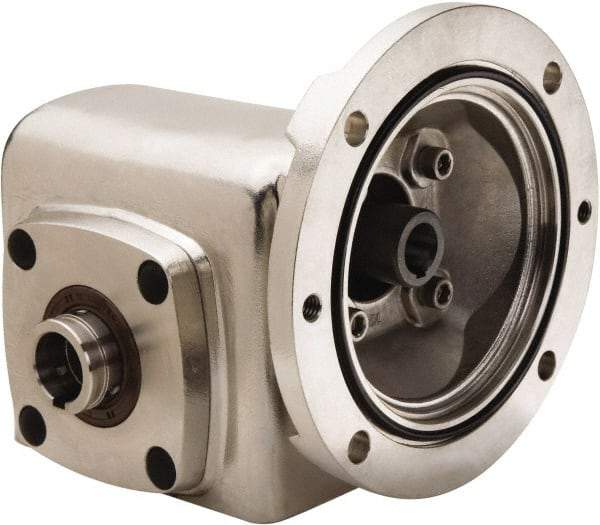 Boston Gear - 2.62 Centerline Distance, 40:1, 44 RPM Output, 1.33 Input Horsepower, 1,512 Lbs. Max Torque, Speed Reducer - Part No. SSHF72640KB5HSP23, 1-7/16" Shaft Diam, Hollow Shaft, 5/8" Bore, 5.56" High, 56C NEMA - USA Tool & Supply