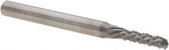 SGS Pro - Drill Point End, Diamond Pattern Router Bit - USA Tool & Supply