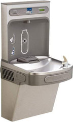 ELKAY - Barrier Free Wall Mounted Water Cooler & Fountain - In-Wall, 20 to 105 psi, 0.20 hp, Stainless Steel - USA Tool & Supply