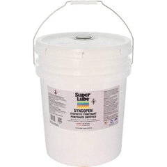 Synco Chemical - 5 Gal Pail Synthetic Penetrant - Translucent Brown, -10°F to 180°F, Food Grade - USA Tool & Supply
