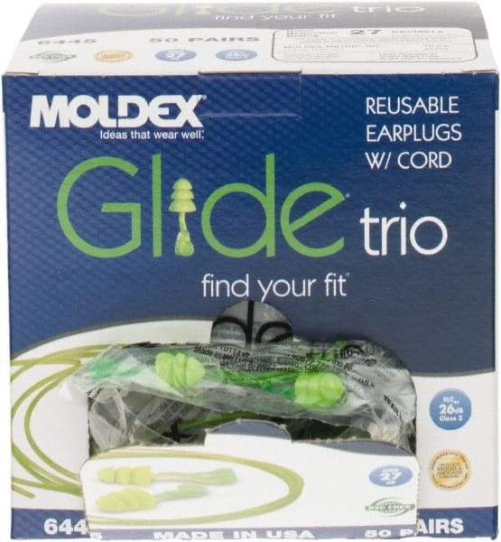 Moldex - Earplugs Disposable or Reusable: Reusable Style: Corded - USA Tool & Supply