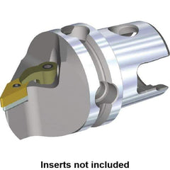 Kennametal - Left Hand Cut, Size KM63, VN.. Insert Compatiblity, Modular Turning & Profiling Cutting Unit Head - 115mm Head Length, Through Coolant, Series M-Clamping - USA Tool & Supply
