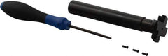 Seco - Shank Connection, 3/8" Cutting Width, 0.413" Depth of Cut, 1-1/2" Cutter Diam, 2 Tooth Indexable Slotting Cutter - 3/4" Shank Diam, R335.18 Toolholder, LNK.. 05.. Insert, Right Hand Cutting Direction - USA Tool & Supply