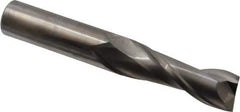 Niagara Cutter - 3/4", 2-1/4" LOC, 3/4" Shank Diam, 5" OAL, 2 Flute, Solid Carbide Square End Mill - Single End, Uncoated, Spiral Flute, 30° Helix, Centercutting, Right Hand Cut, Right Hand Flute, Series C230 - USA Tool & Supply