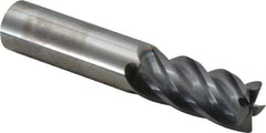 Niagara Cutter - 3/4", 5 Flute, Single End, Solid Carbide, 0.03" Corner Radius End Mill - 4" OAL, 40° Helix, Right Hand Flute, 1-1/2" LOC, Right Hand Cut - USA Tool & Supply