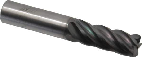 Niagara Cutter - 1/2", 5 Flute, Single End, Solid Carbide, 0.06" Corner Radius End Mill - 3" OAL, 40° Helix, Right Hand Flute, 1-1/4" LOC, Right Hand Cut - USA Tool & Supply