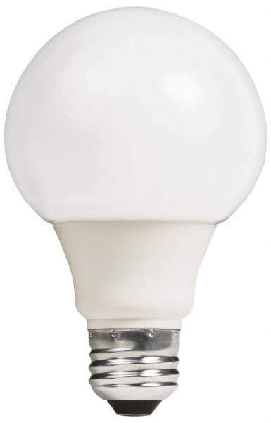 Philips - 9 Watt Fluorescent Residential/Office Medium Screw Lamp - 2,700°K Color Temp, 500 Lumens, 120 Volts, EL/A G25, 8,000 hr Avg Life - USA Tool & Supply