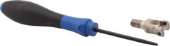 Seco - 5/8" Cut Diam, 0.03" Max Depth, M8 Modular Connection Indexable High-Feed End Mill - Screw Holding Method, LP.. 06 Insert, R217.21 Toolholder, Through Coolant - USA Tool & Supply