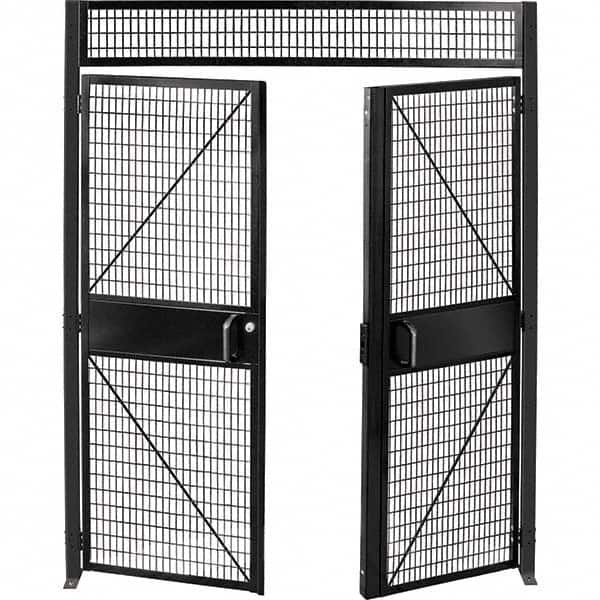 Folding Guard - Temporary Structure Doors Type: Hinged Door Width (Feet): 8 - USA Tool & Supply