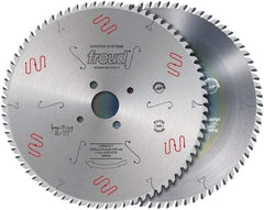 Freud - 450mm Diam, 60mm Arbor Hole Diam, 72 Tooth Wet & Dry Cut Saw Blade - Carbide-Tipped, Standard Round Arbor - USA Tool & Supply