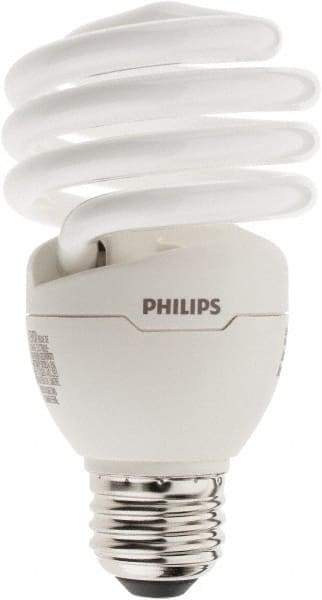 Philips - 23 Watt Fluorescent Residential/Office Medium Screw Lamp - 2,700°K Color Temp, 1,600 Lumens, 120 Volts, EL/mDT, 10,000 hr Avg Life - USA Tool & Supply