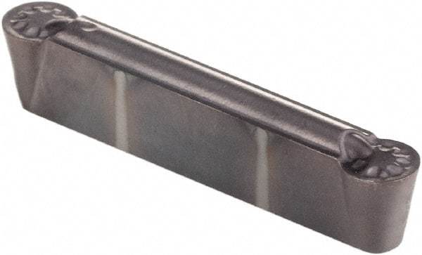 Kennametal - 0305R GUP Grade KCU25, 3.05mm Cutting Width Carbide Grooving Insert - Neutral, 1.52mm Corner Radius, AlTiN Finish - USA Tool & Supply