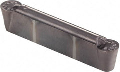 Kennametal - 0305R GUP Grade KCU25, 3.05mm Cutting Width Carbide Grooving Insert - Neutral, 1.52mm Corner Radius, AlTiN Finish - USA Tool & Supply