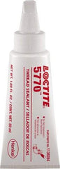 Loctite - 50 mL, White, High Strength Liquid Thread Sealant - 72 Full Cure Time - USA Tool & Supply