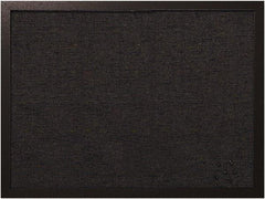 MasterVision - 17.72" Wide x 23.62" High Cork Bulletin Board - Fabric, Black - USA Tool & Supply