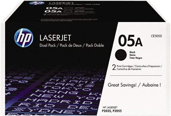 Hewlett-Packard - Black Toner Cartridge - Use with Laser Printers - USA Tool & Supply