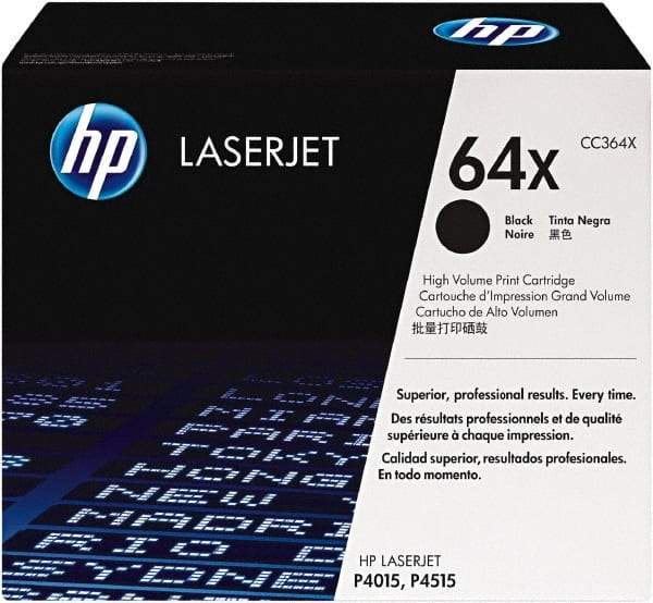 Hewlett-Packard - Black Toner Cartridge - Use with Hewlett-Packard LaserJet P4015n, P4015dn, P4015tn, P4015x, P4515n, P4515tn & P4515x - USA Tool & Supply