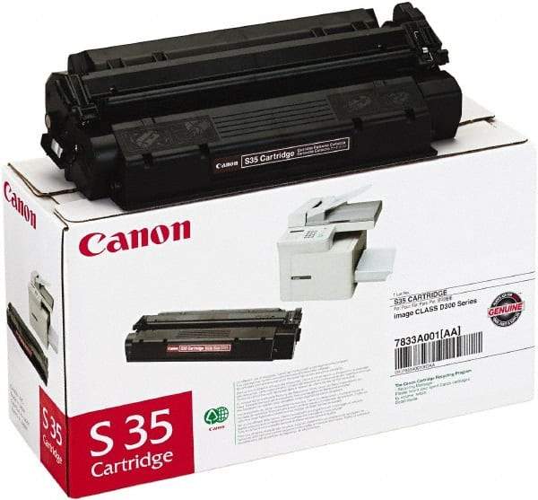 Canon - Black Toner Cartridge - Use with Canon Laser Printers - USA Tool & Supply