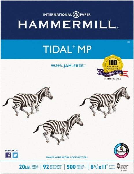 Hammermill - White Copy Paper - Use with Laser Printers, Copiers, Plain Paper Fax Machines - USA Tool & Supply