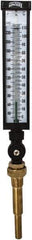 Winters - 30 to 240°F, Industrial Thermometer with Standard Thermowell - 5 Inch Immersion Length, 6 Inch Stem Length, 20 Inch Long, 3/4 Inch Thread - USA Tool & Supply