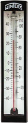 Winters - -40 to 110°F, Industrial Thermometer with Standard Thermowell - 2 Inch Immersion Length, 1-7/8 Inch Stem Length, 6 Inch Long, 1/2 Inch Thread - USA Tool & Supply