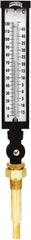 Winters - -15 to 120°F, Industrial Thermometer with Standard Thermowell - 5 Inch Immersion Length, 6 Inch Stem Length, 20 Inch Long, 3/4 Inch Thread - USA Tool & Supply