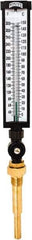 Winters - 30 to 300°F, Industrial Thermometer with Standard Thermowell - 5 Inch Immersion Length, 6 Inch Stem Length, 20 Inch Long, 3/4 Inch Thread - USA Tool & Supply