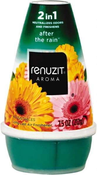 Renuzit - 7 oz Bottle Air Freshener - Gel, After the Rain Scent - USA Tool & Supply