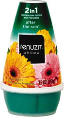 Renuzit - 7 oz Bottle Air Freshener - Gel, After the Rain Scent - USA Tool & Supply