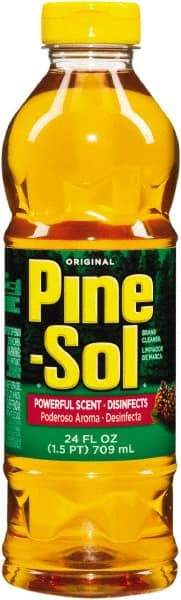 Pine-Sol - 24 oz Bottle All-Purpose Cleaner - Liquid, Disinfectant, Pine - USA Tool & Supply