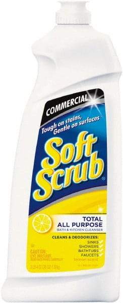 Soft Scrub - 36 oz Bottle All-Purpose Cleaner - Liquid, Lemon - USA Tool & Supply