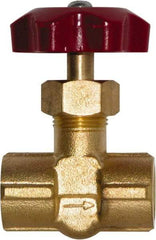 Winters - 1/4" Pipe, FNPT x FNPT End Connection, Lead Free Brass Pressure Regulating Valve - Buna N Seal, 0 to 400 psi Working Pressure - USA Tool & Supply