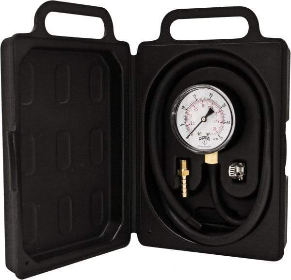 Winters - 35 psi, Pressure Test Gauge and Calibrator - 2-1/2 Inch Diameter - USA Tool & Supply