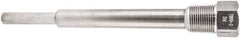 Winters - 10 Inch Overall Length, 3/4 Inch Thread, 316 Stainless Steel Thermowell - 7-1/2 Inch Insertion Length - USA Tool & Supply