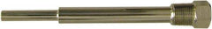 Winters - 10 Inch Overall Length, 3/4 Inch Thread, 304 Stainless Steel Thermowell - 7-1/2 Inch Insertion Length - USA Tool & Supply